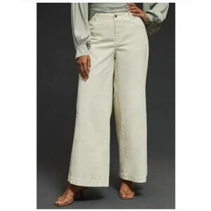 Anthropologie Pilcro "The Gwen Wide leg" Corduroy Pants, Size 31